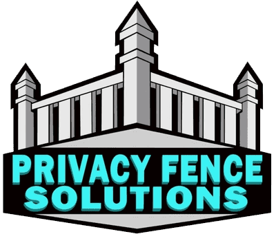 privacy fence solutions clean logo