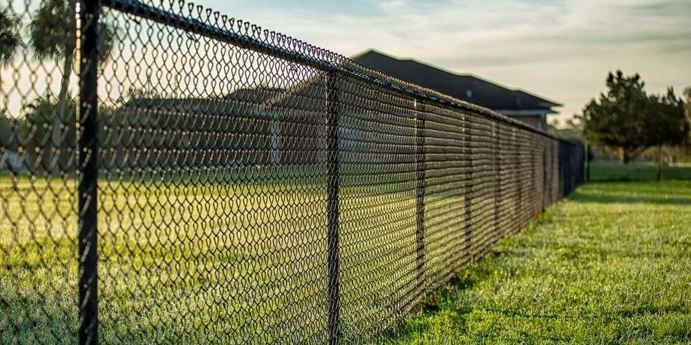 Black,Chain,Link,Fence,For,Your,Protection black chain link fence