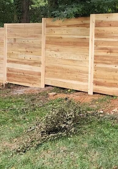 wooden fence - Privacy Fence