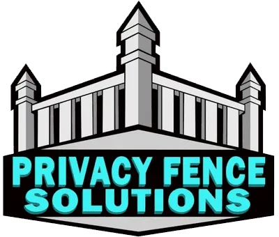privacy fence solutions clean logo