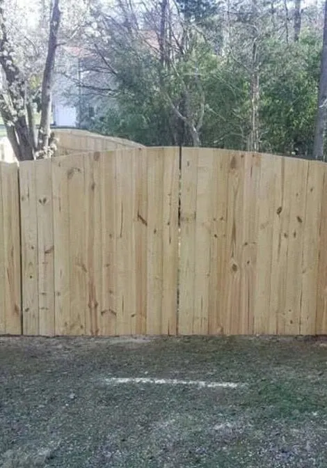 Wood Privacy Fence - Kernersville, NC