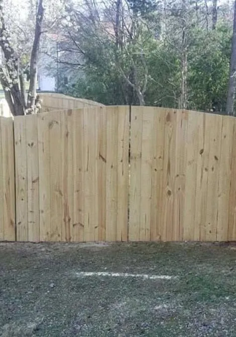 Wood Privacy Fence - Kernersville, NC